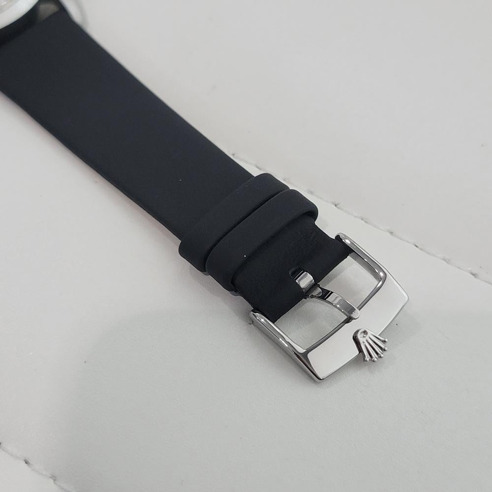 Rolex Oyster Perpetual Date Ref 1500 35mm Mens Automatic 1970s w Paper RA534 For Sale 4