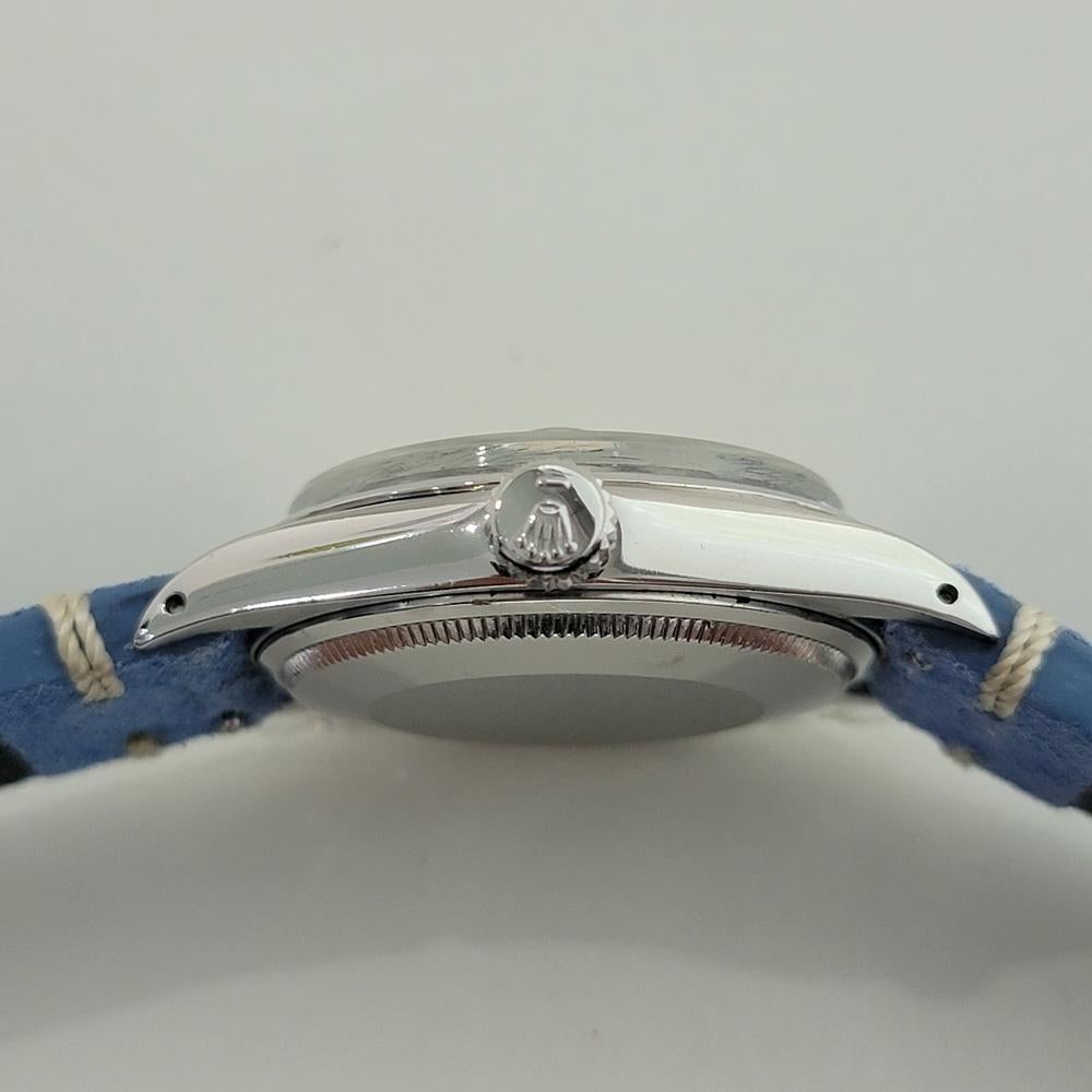 Rolex Oyster Perpetual Date Ref 1500 35mm Mens Automatic 1970s w Paper RA534 in vendita 5