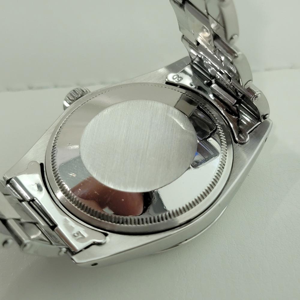 Rolex Oyster Perpetual Date Ref 1500 35mm Herren Vintage Automatic 1960s RA609 im Angebot 6