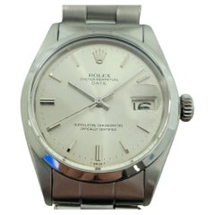 Rolex Oyster Perpetual Date Ref 1500 35mm Mens Vintage Automatic 1960s RA609
