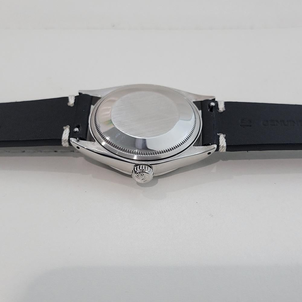 Rolex Oyster Perpetual Date Ref 1500 35mm Herren Vintage Automatic 1970s RA606B im Angebot 7