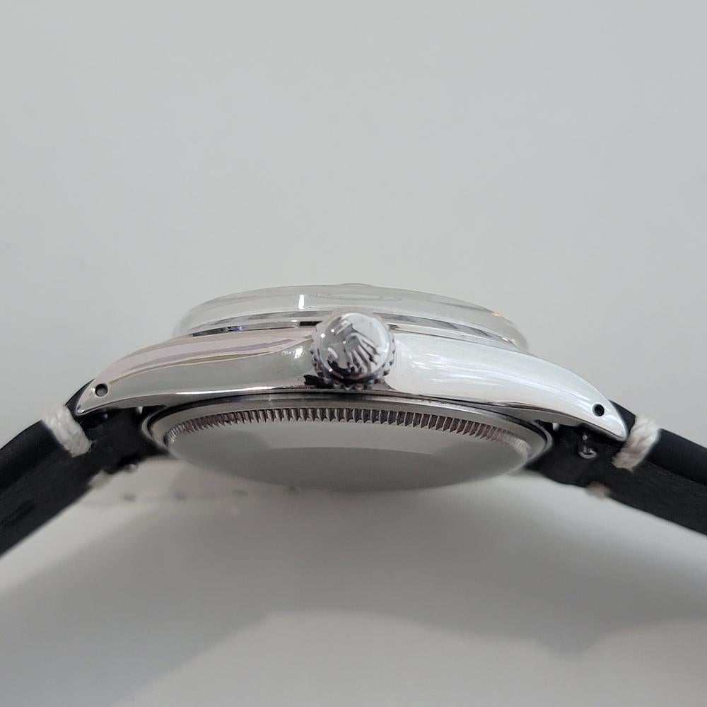 Rolex Oyster Perpetual Date Ref 1500 35mm Herren Vintage Automatic 1970s RA606B im Angebot 6