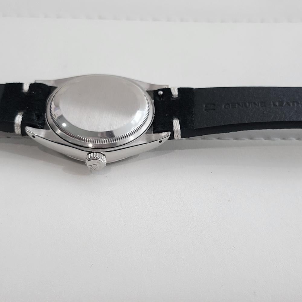 Rolex Oyster Perpetual Date Ref 1500 35mm Herren Vintage Automatic 1970s RA608B im Angebot 7