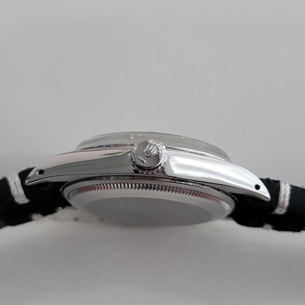 Rolex Oyster Perpetual Date Ref 1500 35mm Herren Vintage Automatic 1970s RA608B im Angebot 6