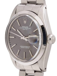 Rolex Oyster Perpetual Date Ref 1500 Gray Dial, circa 1970