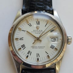Rolex Oyster Perpetual Date Ref 15000 34mm 1980s Mens Vintage Automatic RA771B