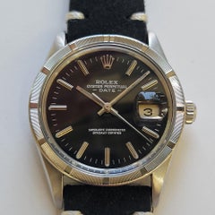 Rolex Oyster Perpetual Date Ref 15000 34mm 1980s Mens Vintage Automatic RA776B