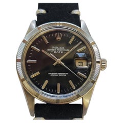 Rolex Oyster Perpetual Date Ref 15000 34mm 1980s Mens Vintage Automatic RA776B