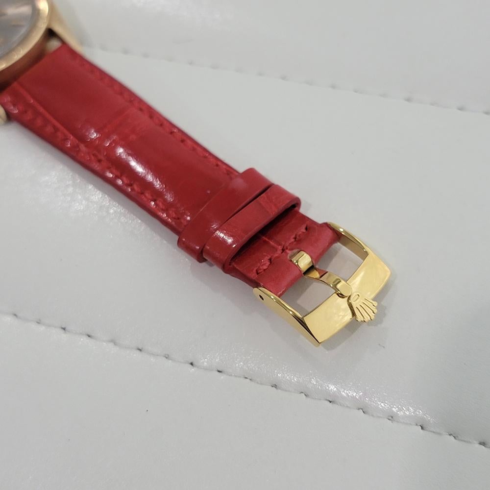 Rolex Oyster Perpetual Date Ref 1501 18k Solid Gold Mens Automatic 1960s RA565 For Sale 4