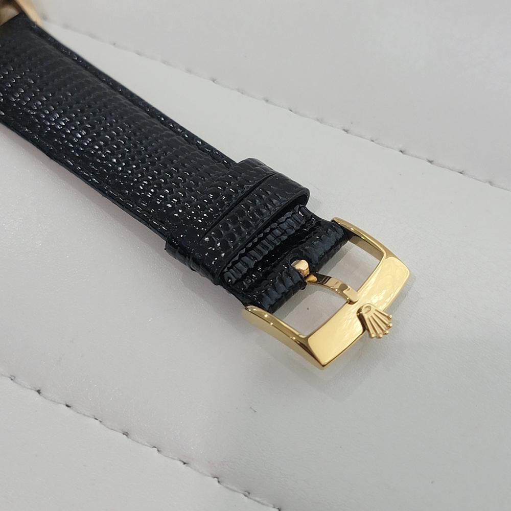Rolex Oyster Perpetual Date Ref 1501 18k Solid Gold Mens Automatic 1960s RA565B in vendita 4