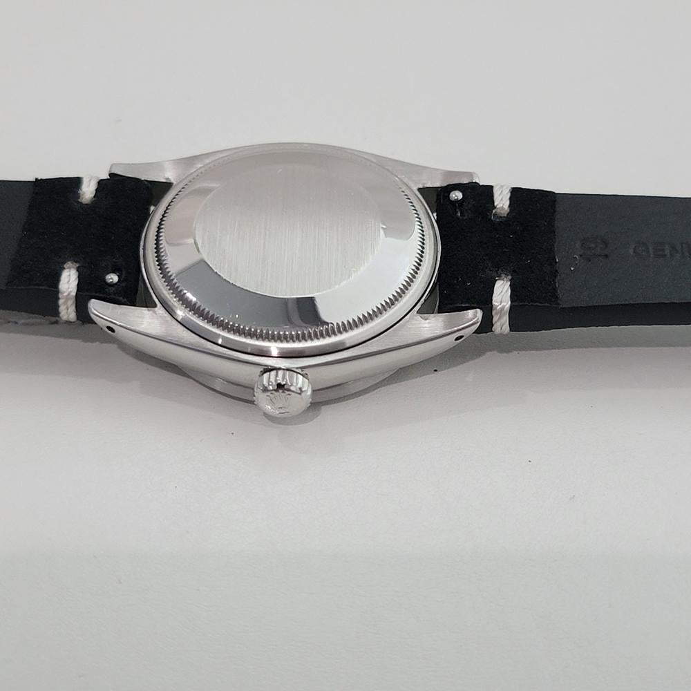 Rolex Oyster Perpetual Date Ref 1501 35MM Mens Automatic 1960s Vintage By RA568B im Angebot 6