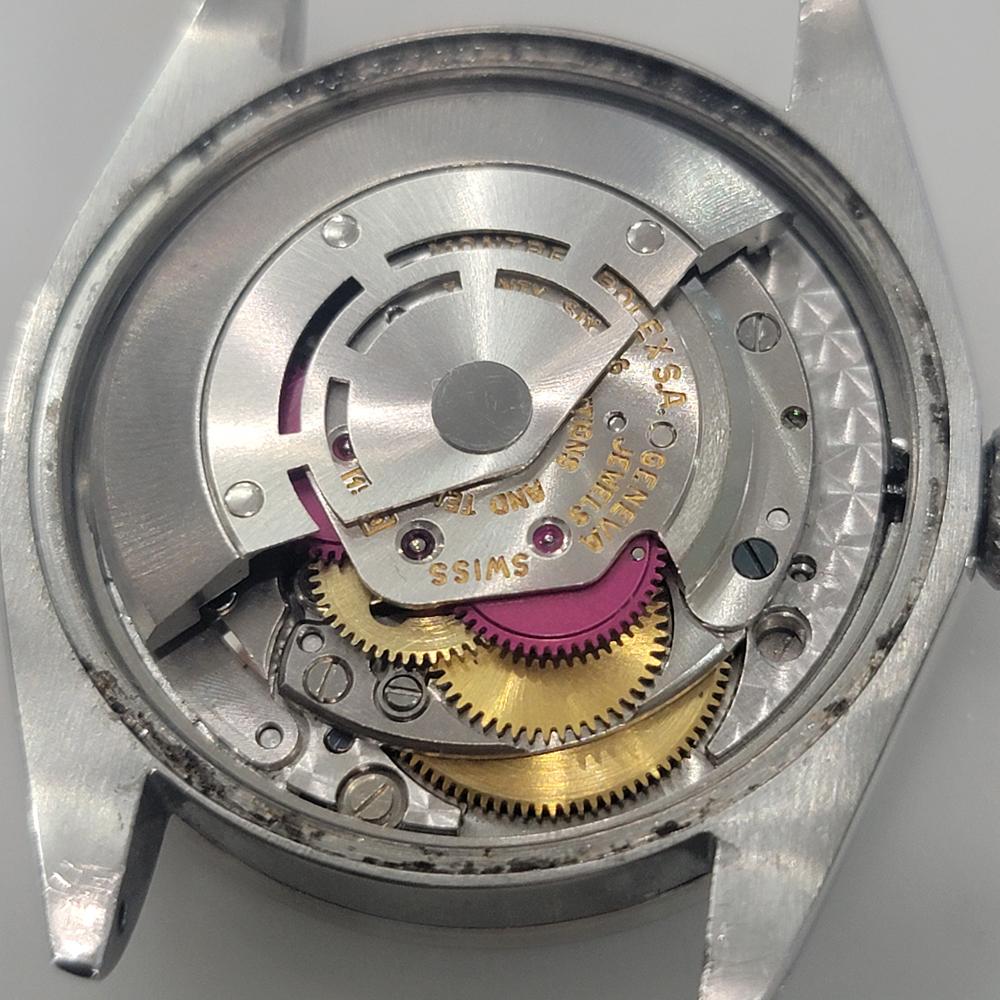Rolex Oyster Perpetual Date Ref 1501 Mens Diamond Dial Automatic 1960s RA598 For Sale 7