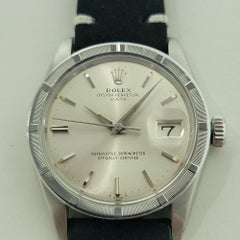 Rolex Oyster Perpetual Date Ref 1501 35MM Mens Automatic 1960s Vintage RA568B