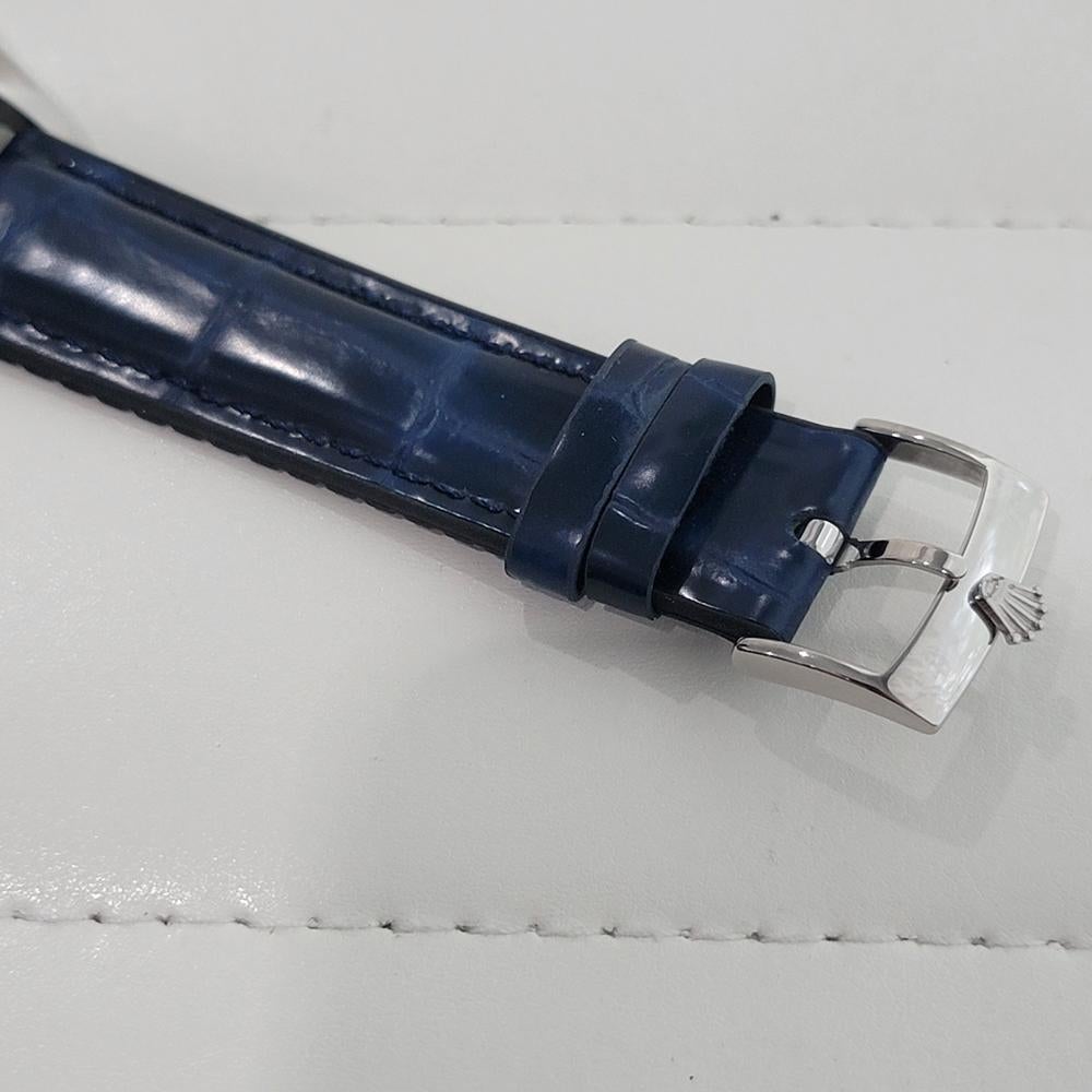 Rolex Oyster Perpetual Date Ref 1501 Mens Diamond Dial Automatic 1960s RA598 For Sale 4