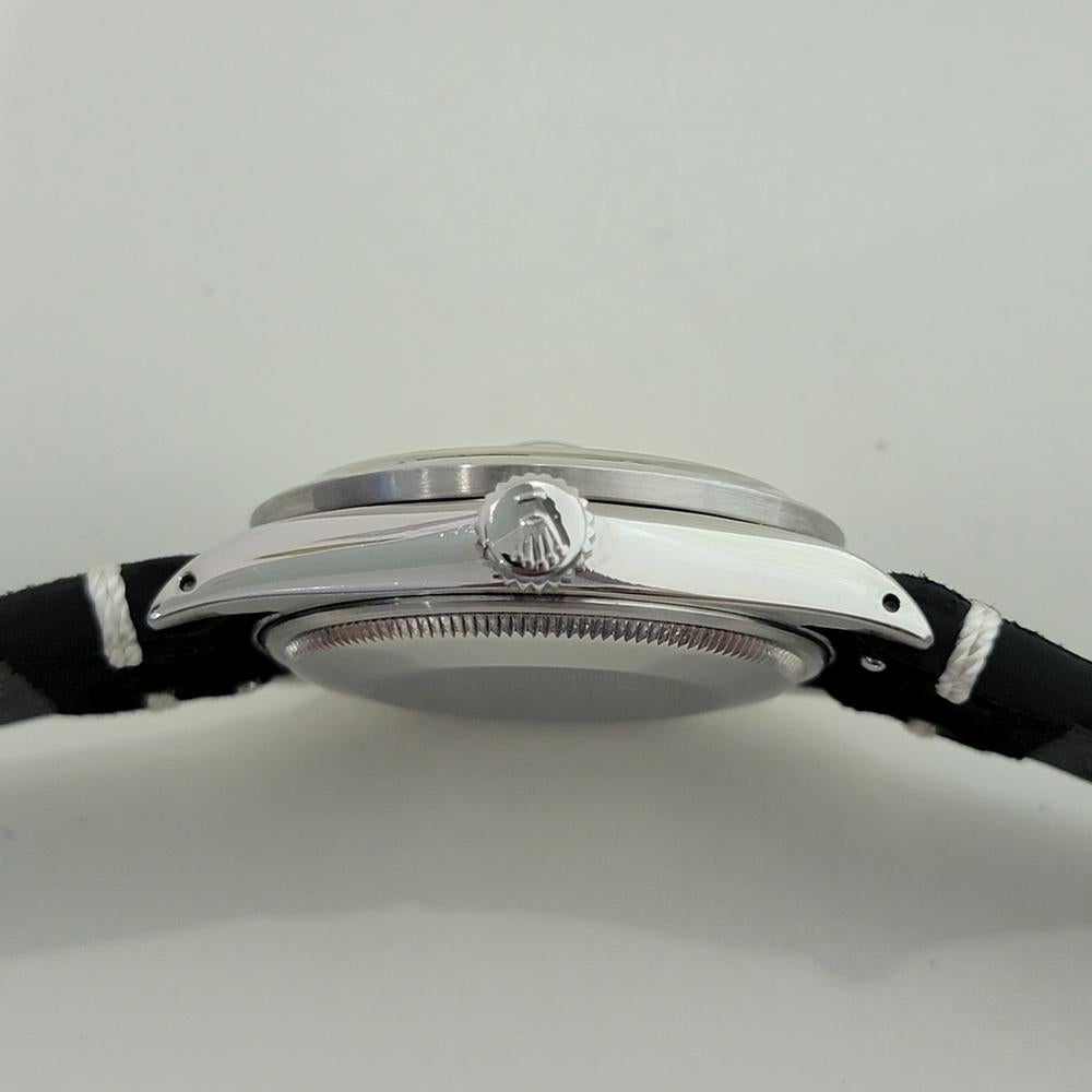 Rolex Oyster Perpetual Date Ref 1501 35MM Mens Automatic 1960s Vintage By RA568B im Angebot 5
