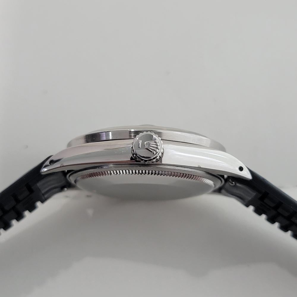 Rolex Oyster Perpetual Date Ref 1501 Mens Diamond Dial Automatic 1960s RA598 For Sale 5