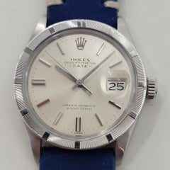 Rolex Oyster Perpetual Date Ref 1501 35mm Mens Vintage Automatic 1970s RA604B