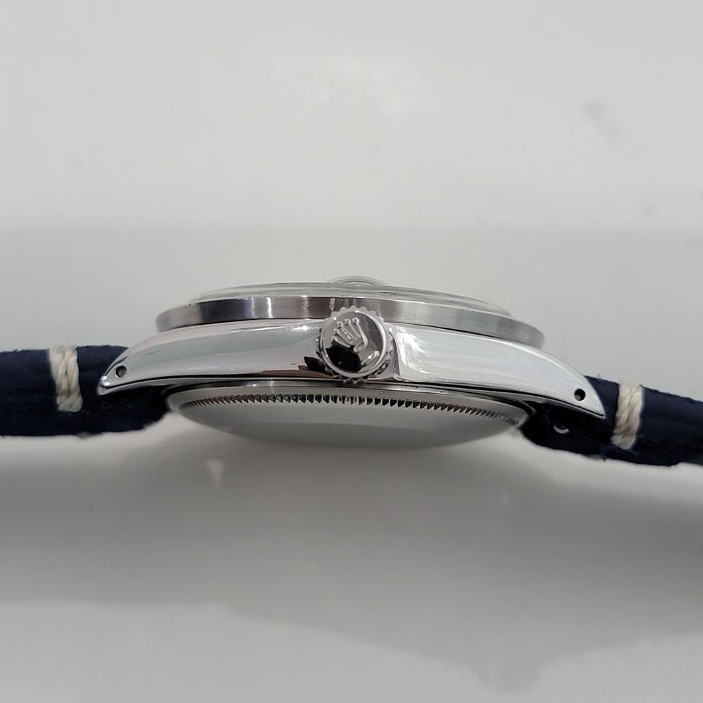 Rolex Oyster Perpetual Date Ref 1501 35mm Mens Vintage Automatic 1970s RA604B For Sale 5