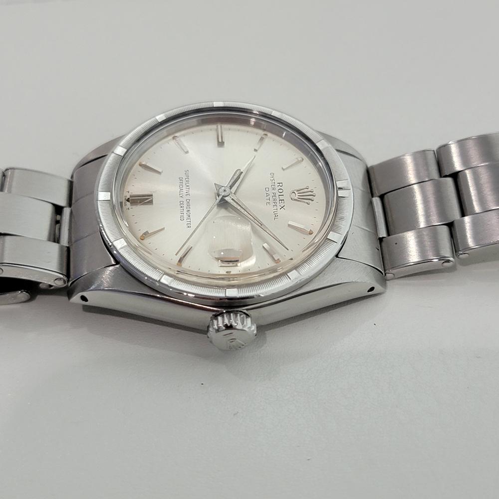 Rolex Oyster Perpetual Date Ref 1501 Uomo Automatico 1960 Tutto Originale RA568 in vendita 2