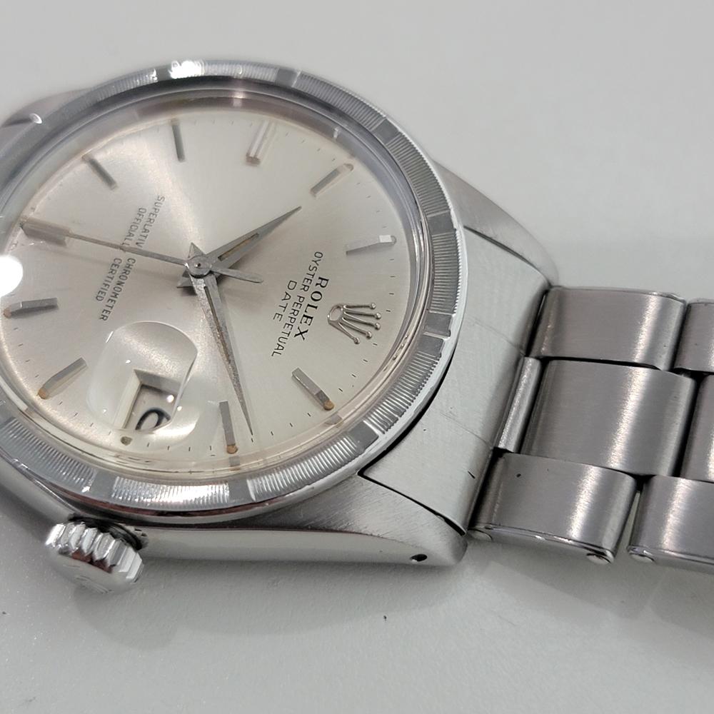Rolex Oyster Perpetual Date Ref 1501 Uomo Automatico 1960 Tutto Originale RA568 in vendita 4