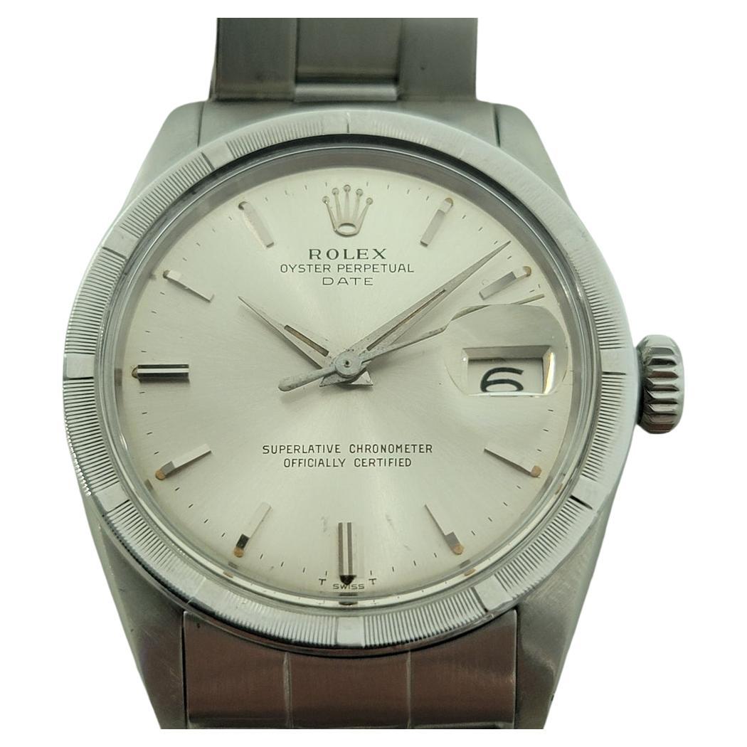 Rolex Oyster Perpetual Date Ref 1501 Mens Automatic 1960s All Original RA568