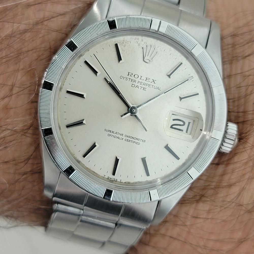 Rolex Oyster Perpetual Date Ref 1501 Mens Automatic 1960s All Original RA599 For Sale 10
