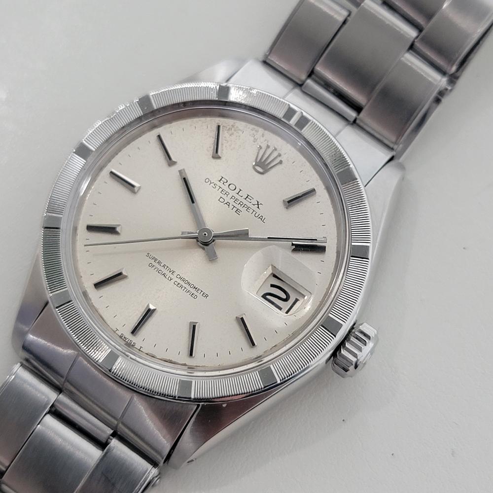 Men's Rolex Oyster Perpetual Date Ref 1501 Mens Automatic 1960s All Original RA599 For Sale