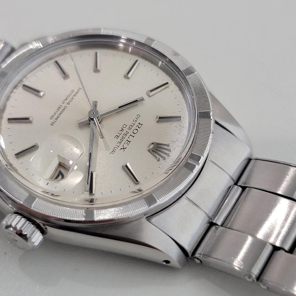 Rolex Oyster Perpetual Date Ref 1501 Mens Automatic 1960s All Original RA599 For Sale 5