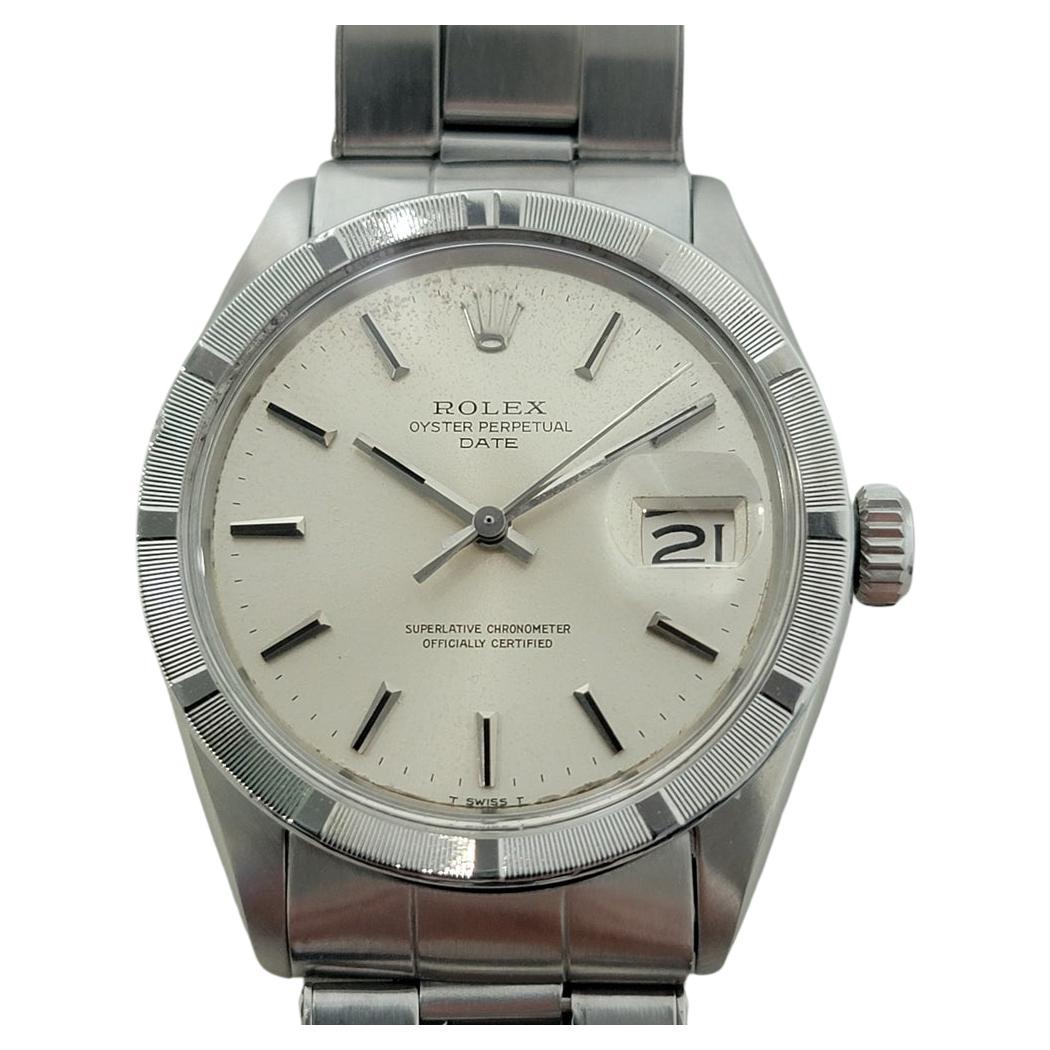 Rolex Oyster Perpetual Date Ref 1501 Mens Automatic 1960s All Original RA599