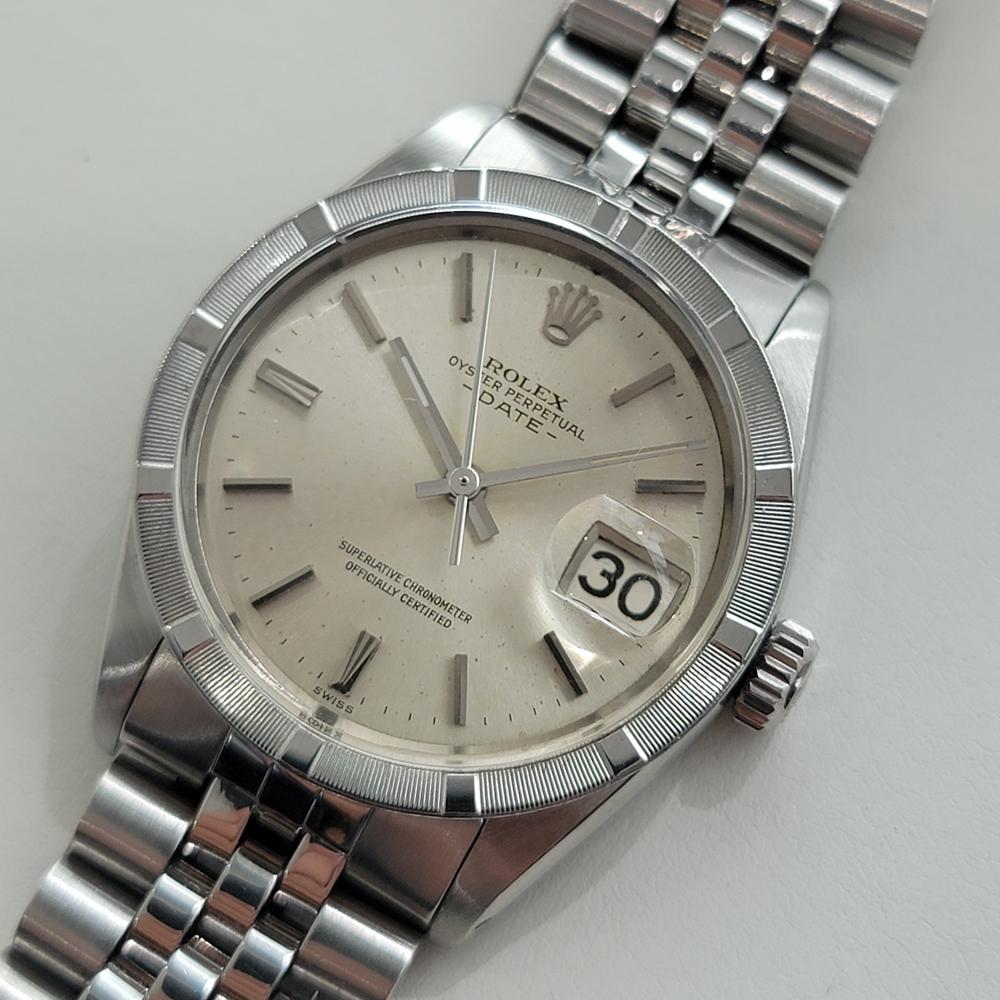 Rolex Oyster Perpetual Date Ref 1501 Herren Automatik 1960er Jahre Alle Original RA675 im Angebot 1