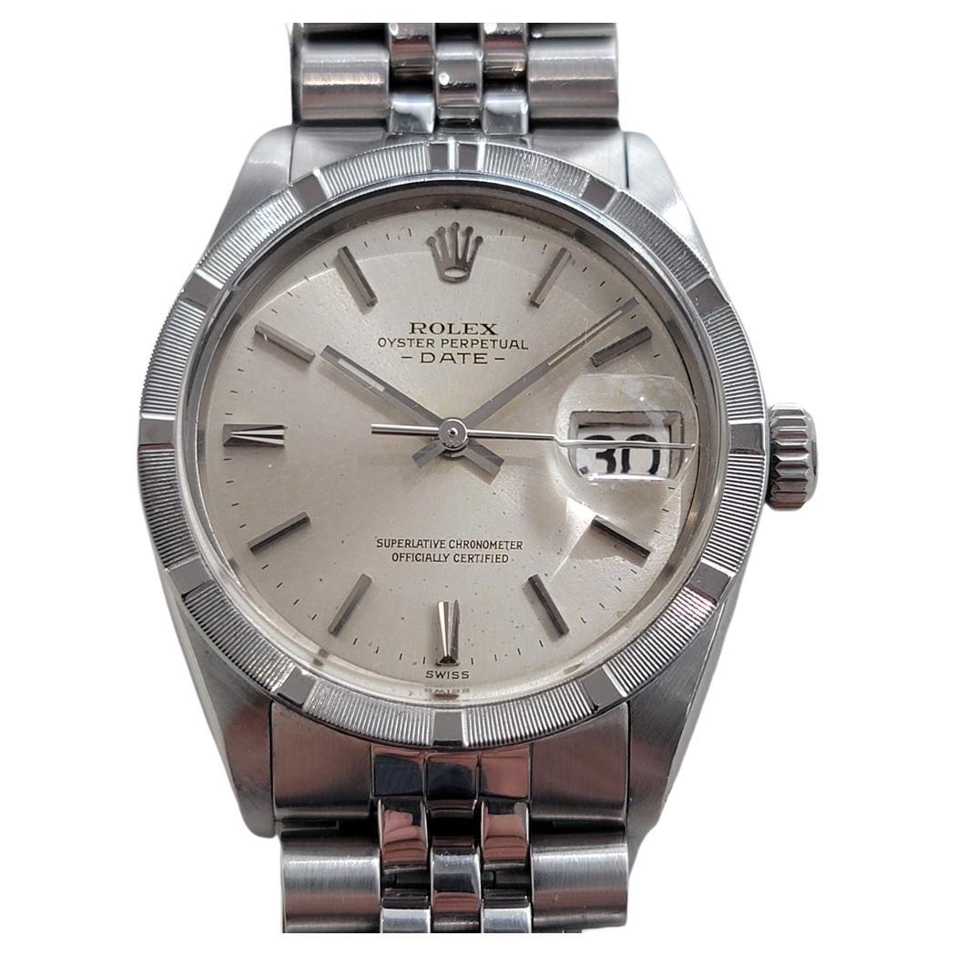 Rolex Oyster Perpetual Date Ref 1501 Herren Automatik 1960er Jahre Alle Original RA675