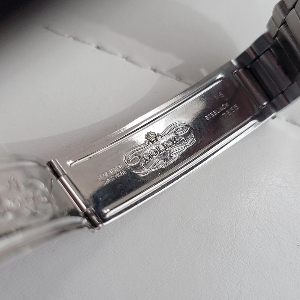 Rolex Oyster Perpetual Date Ref 1501 Mens Automatic 1970s All Original RA605 en vente 6