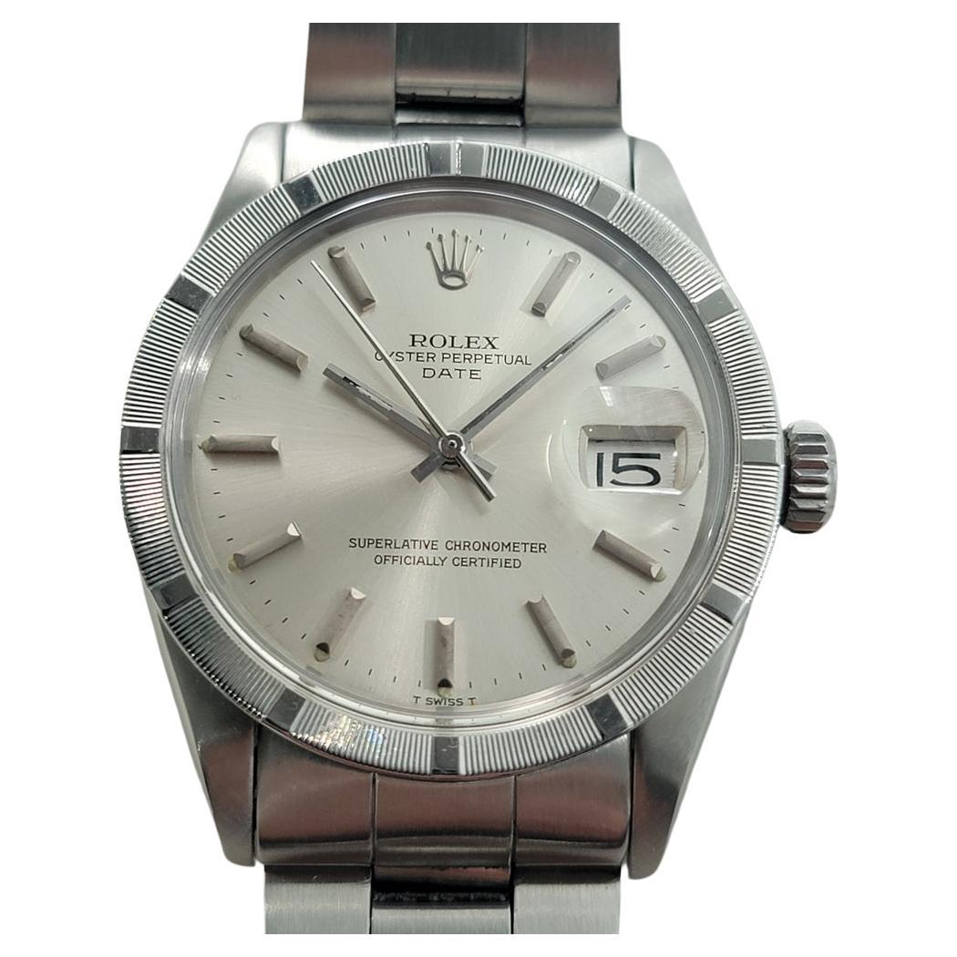Rolex Oyster Perpetual Date Ref 1501 Mens Automatic 1970s All Original RA605
