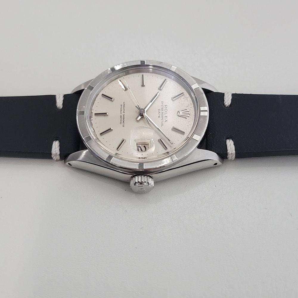 Men's Rolex Oyster Perpetual Date Ref 1501 Mens Vintage Automatic 1960s RA599B For Sale