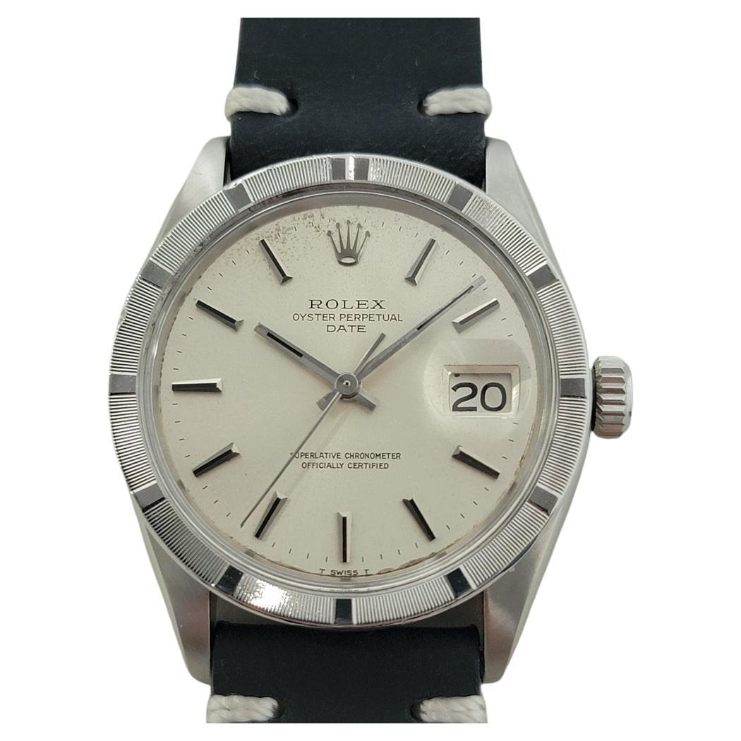 Rolex Oyster Perpetual Date Ref 1501 Mens Vintage Automatic 1960s RA599B