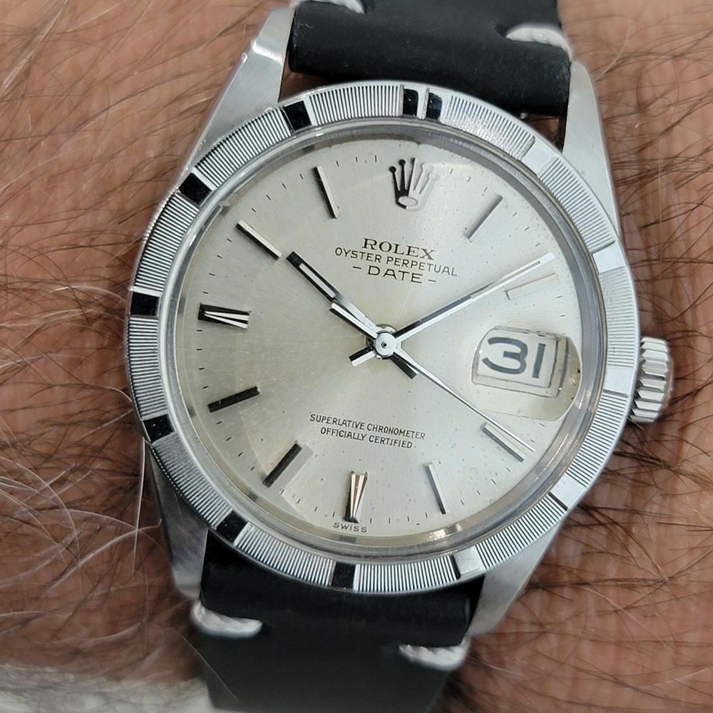 Rolex Oyster Perpetual Date Ref 1501 Herren Vintage Automatic 1960s RA675B im Angebot 10
