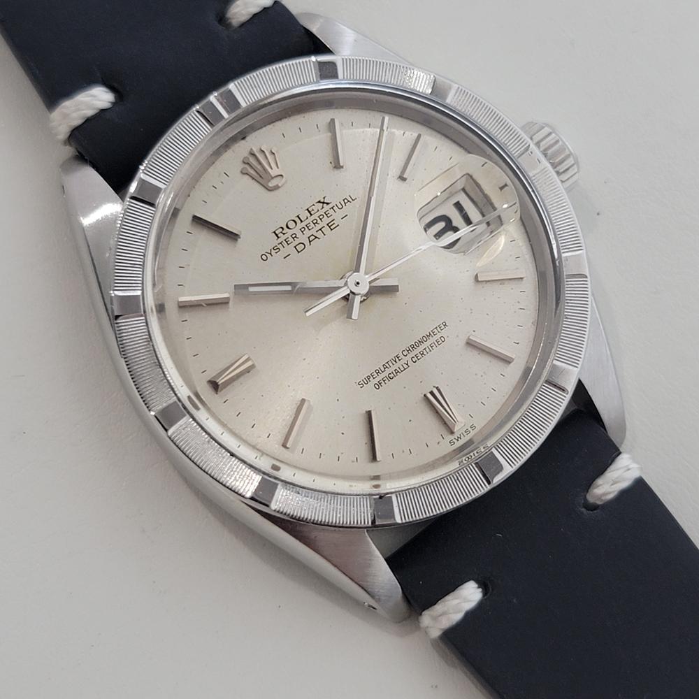 Rolex Oyster Perpetual Date Ref 1501 Herren Vintage Automatic 1960s RA675B im Zustand „Hervorragend“ im Angebot in Beverly Hills, CA