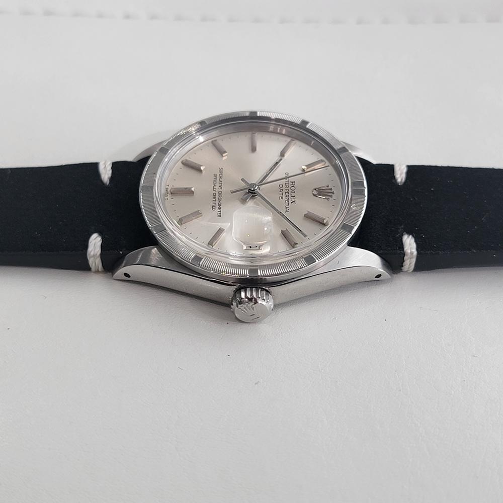 Rolex Oyster Perpetual Date Ref 1501 Mens Vintage Automatic 1970s RA597B For Sale 1