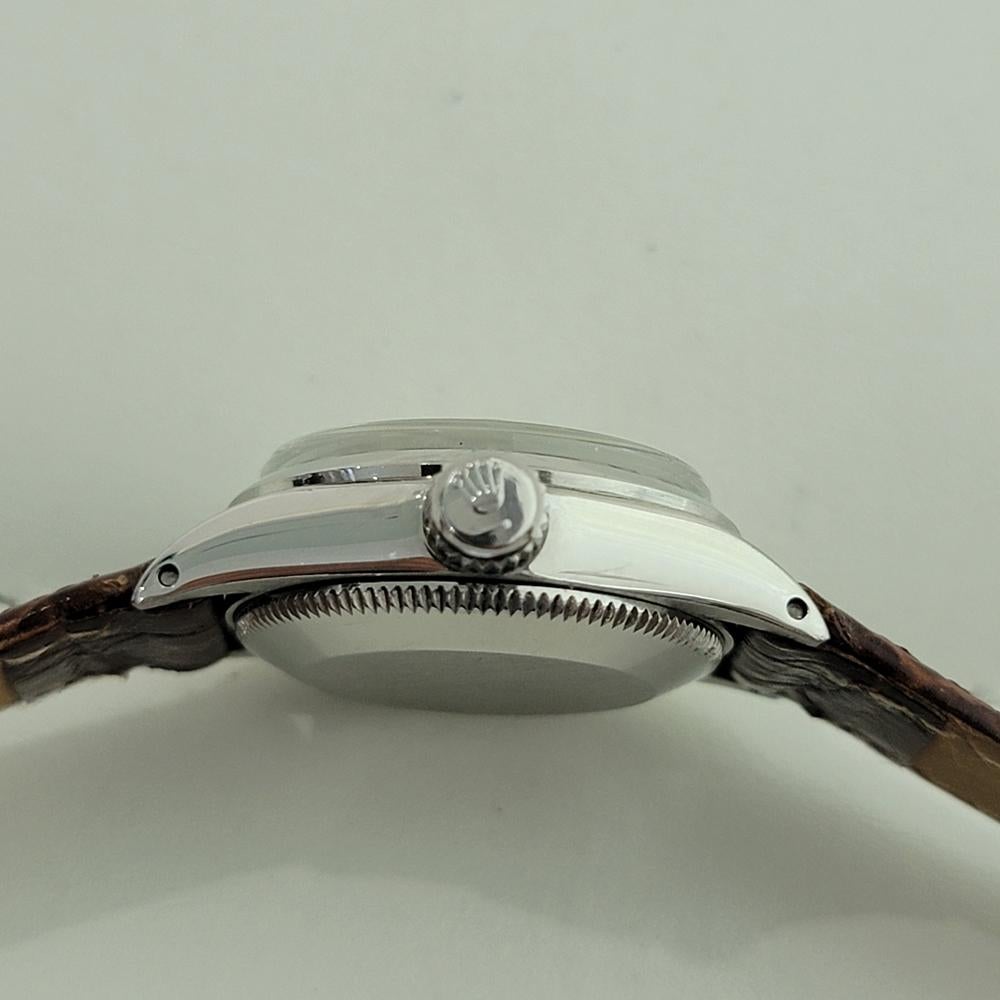 Rolex Oyster Perpetual Date Ref 6516 25mm Ladies Automatic 1960s Luxury RA500B For Sale 4