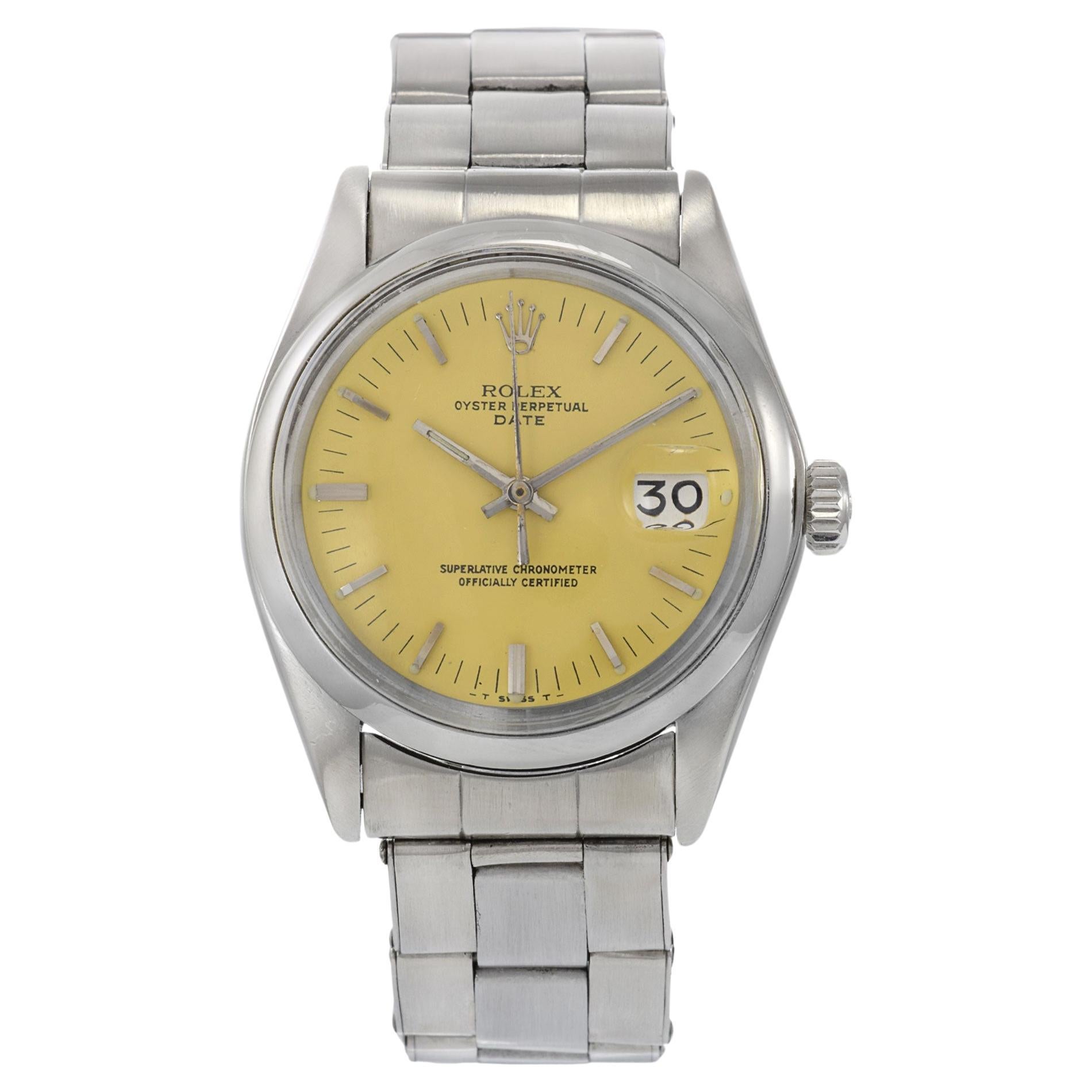 Rolex Oyster Perpetual Date Referenz 1500 im Angebot