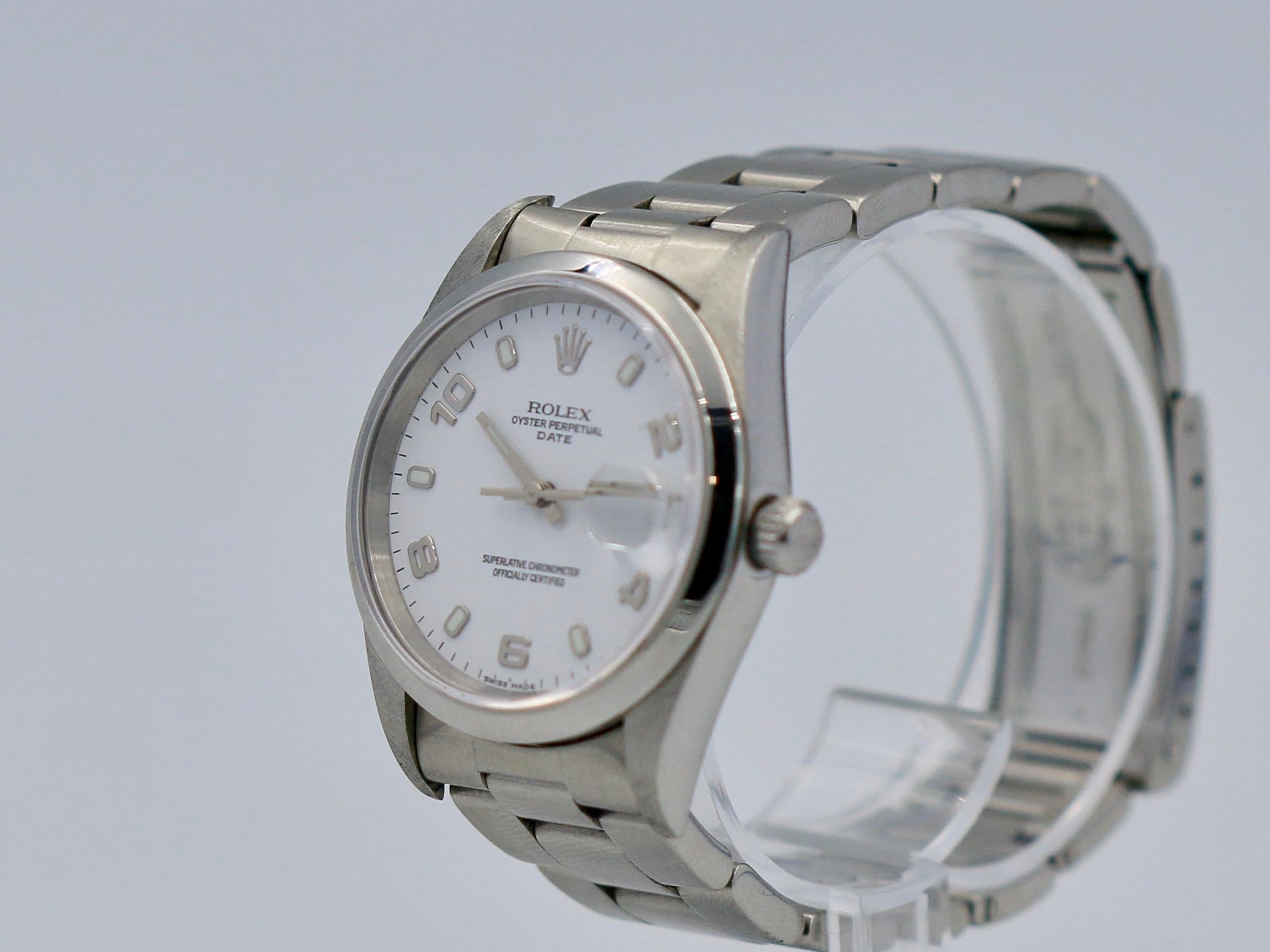 Rolex Oyster Perpetual Date reference 15200 diameter 34mm Watch 5