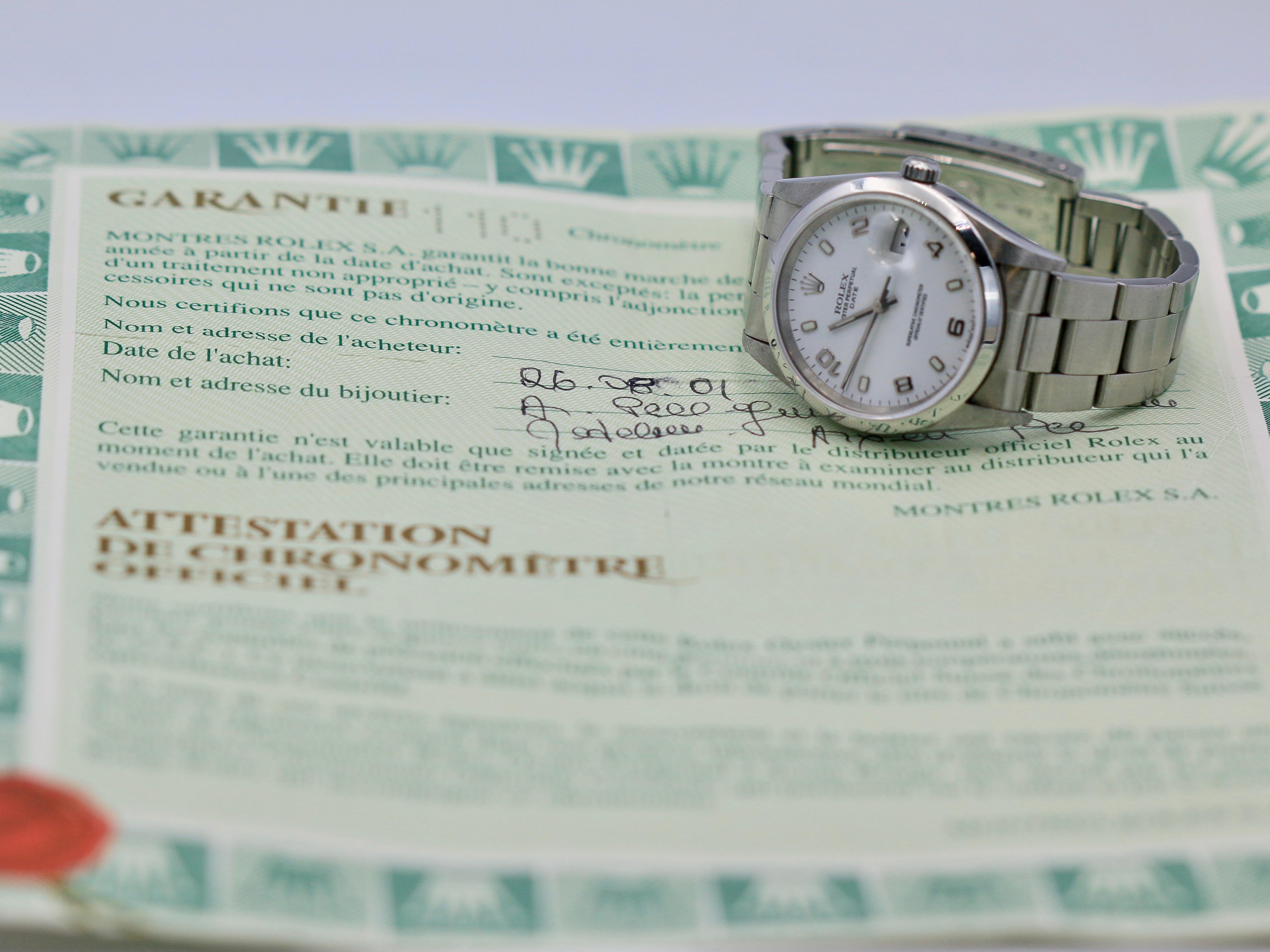 diameter rolex