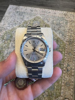Rolex Oyster Perpetual Date Silver Dial