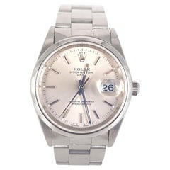 Vintage Rolex Oyster Perpetual Date Silver