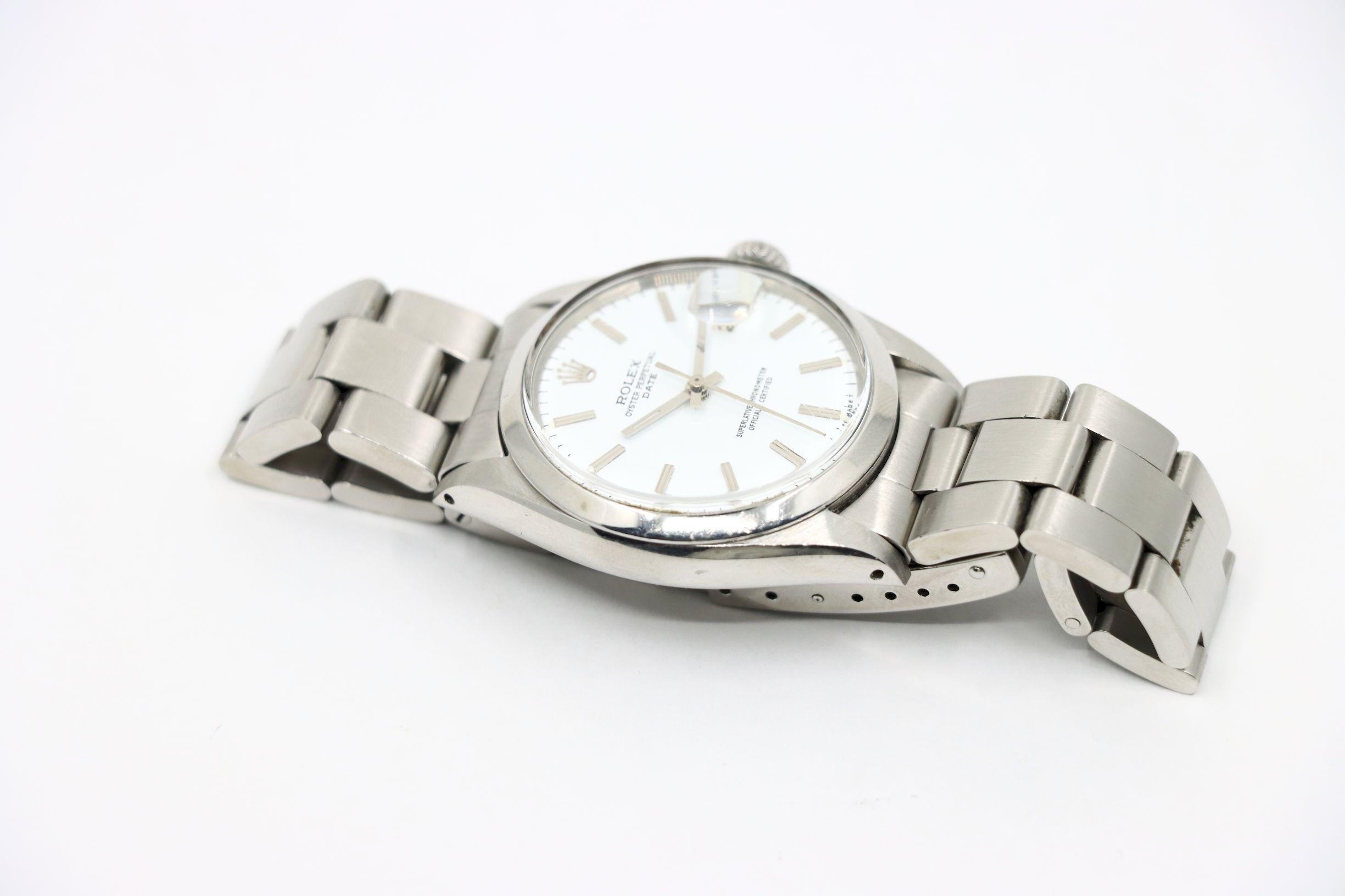 ROLEX Oyster Perpetual Date Watch For Sale 8