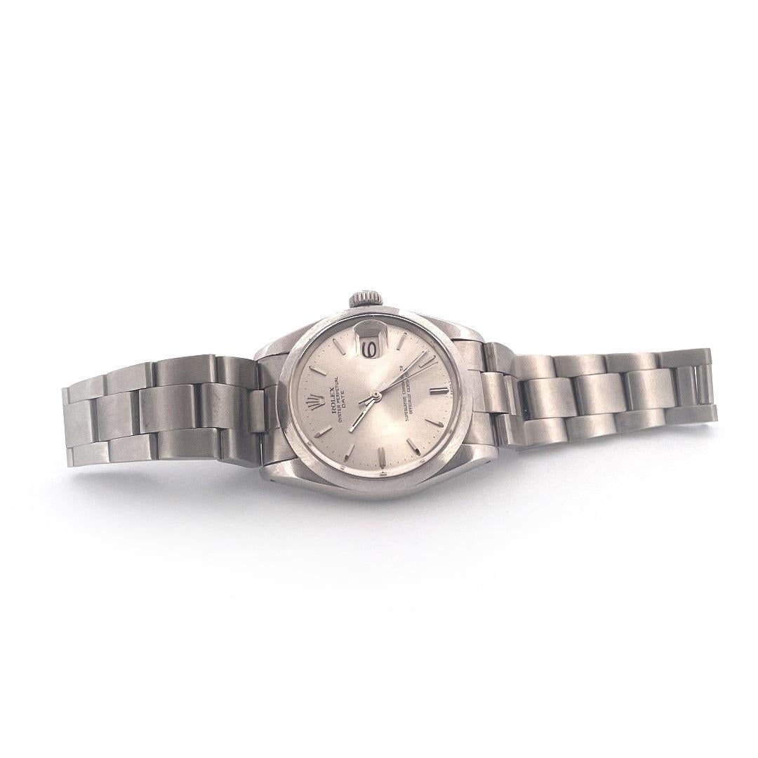 Rolex Oyster Perpetual Date Armbanduhr im Zustand „Gut“ im Angebot in New York, NY