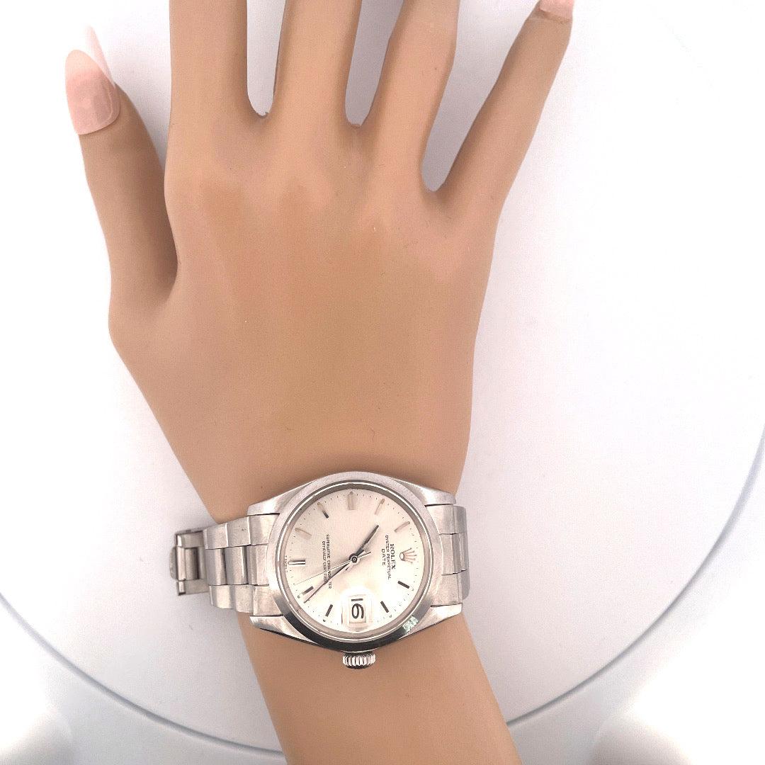 Rolex Oyster Perpetual Date Armbanduhr für Damen oder Herren im Angebot