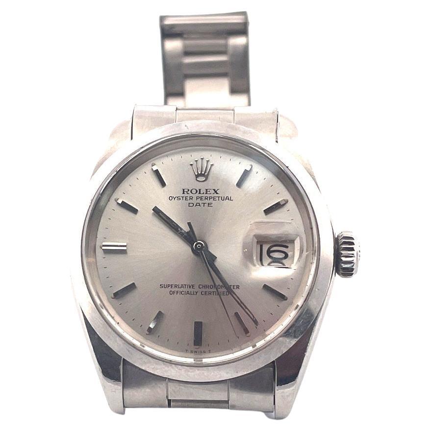 Rolex Oyster Perpetual Date Wrist Watch For Sale