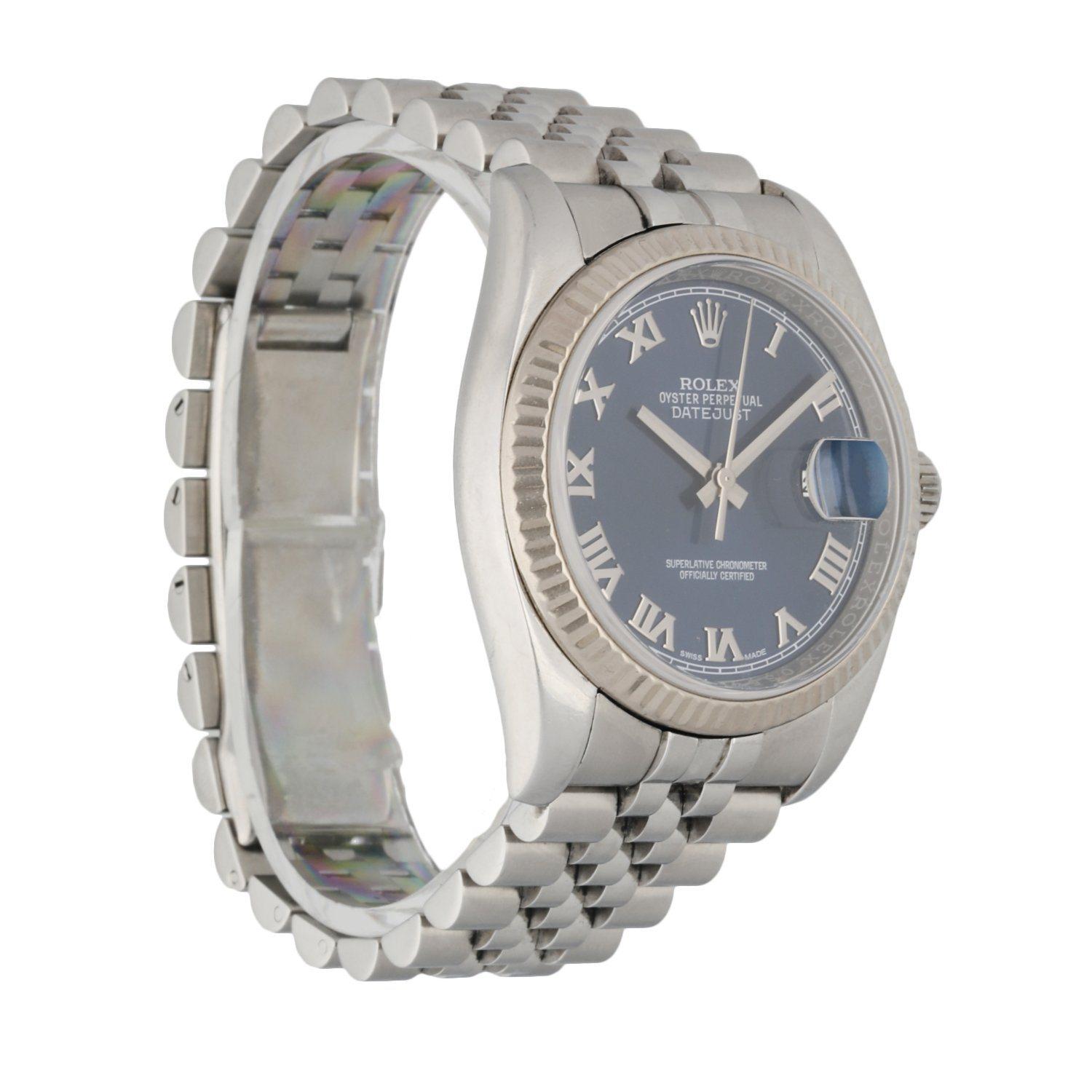 rolex oyster perpetual datejust blue