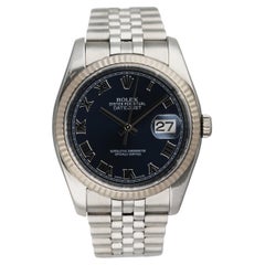 Rolex Oyster Perpetual Datejust 116234 Blue Dial Men's Watch